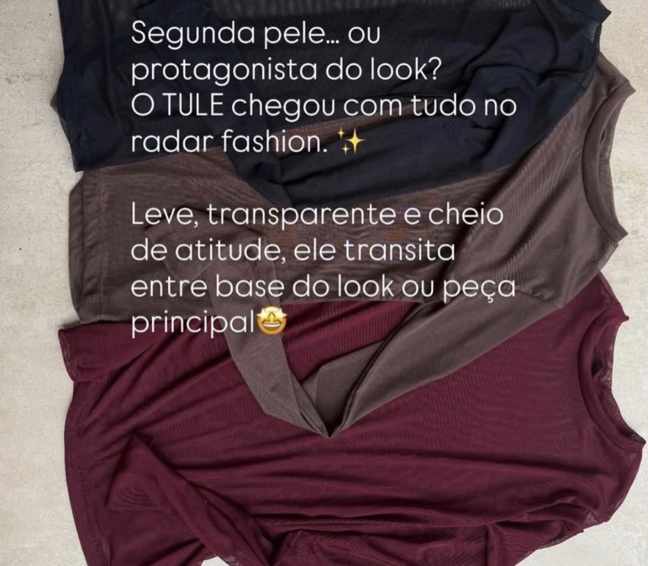 Blusas de TULLE